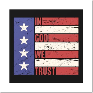 In God We Trust - Proud American Christian Posters and Art